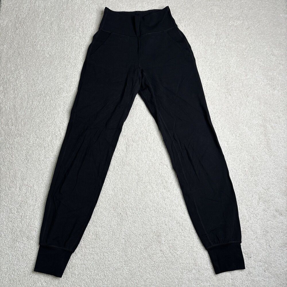 lululemon athletica Black High-Rise Jogger Track Pants